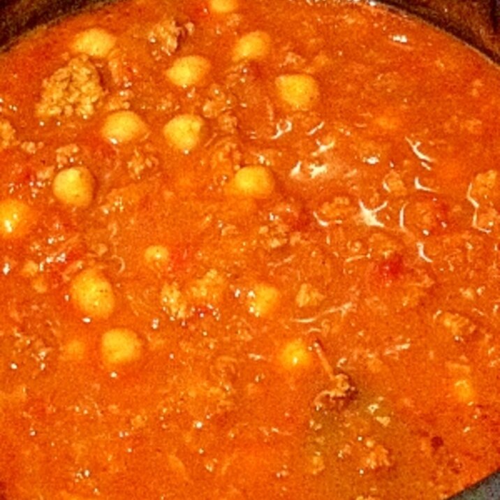 カレー粉で作るキーマ豆カレー